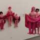 Iwona Demko, Ana-suromai (2010) plüssszobrok a #genderőrület kiállításon